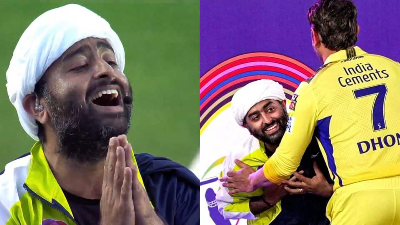 Arijit Singh Wins Hearts, Touches MS Dhoni's Feet During IPL 2023 Opening Ceremony, Pictures Go Viral